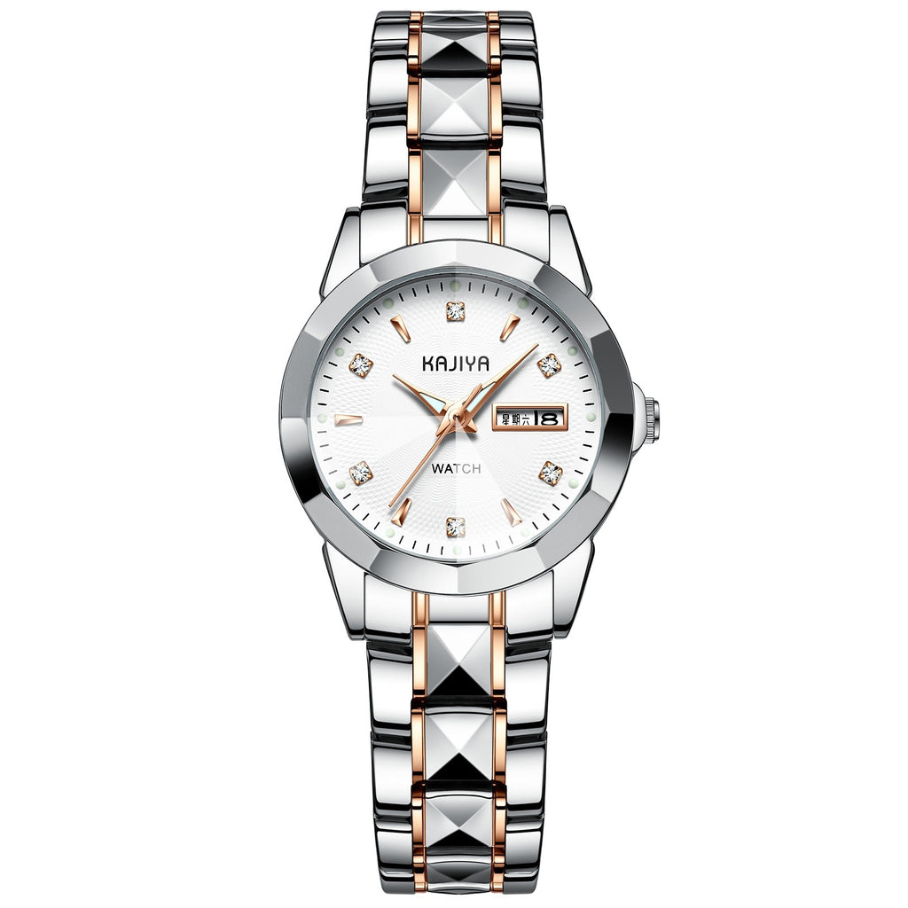 Waterproof Luminous Steel Band Ladies Watch Korean Version