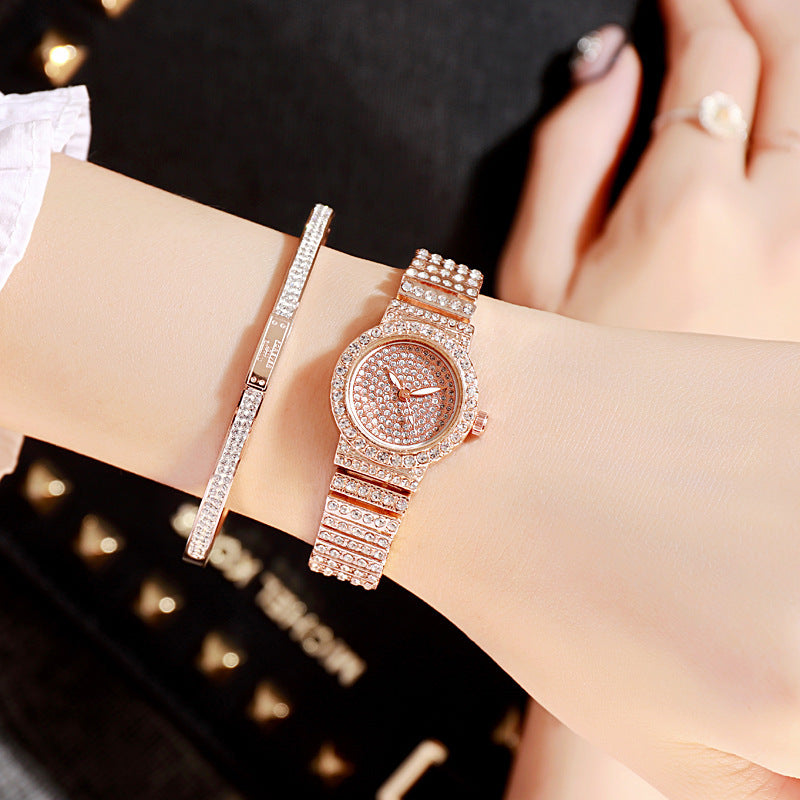 Gypsophila rhinestone watch