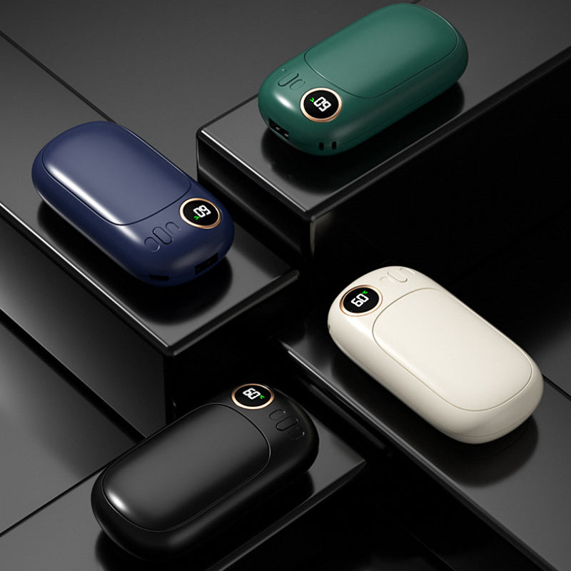 Two-in-one Digital USB Charging Hand Warmer Power Bank