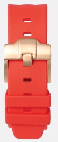 Silicone rubber watch strap