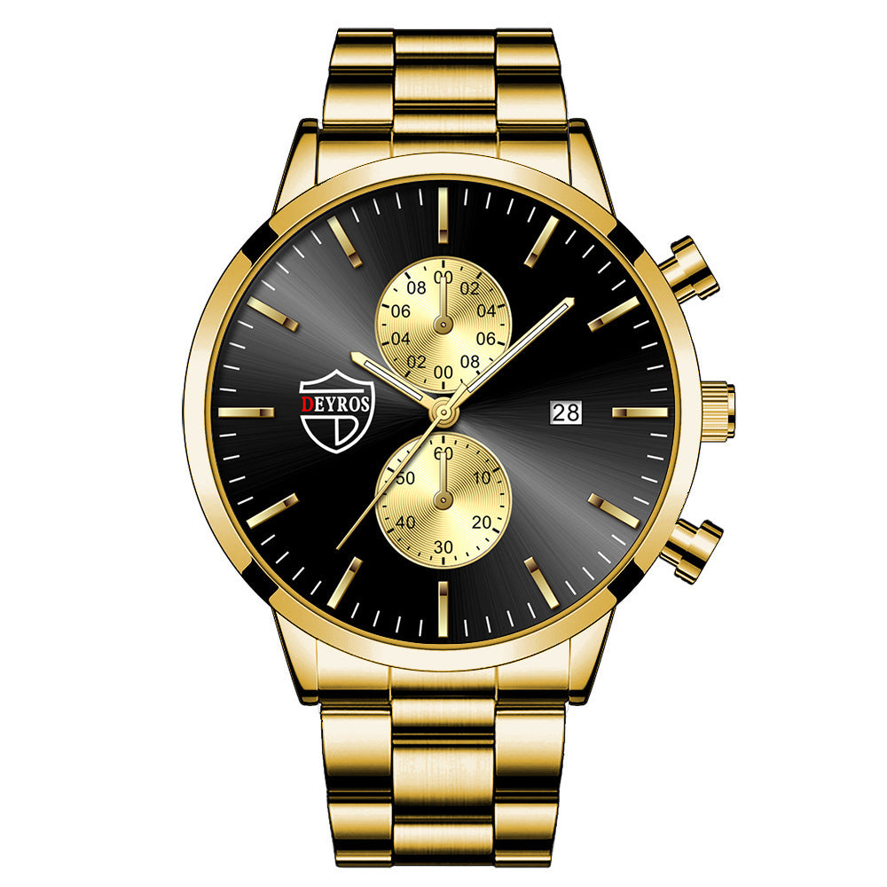 Men's Fashion Luminous Watch Stainless Steel