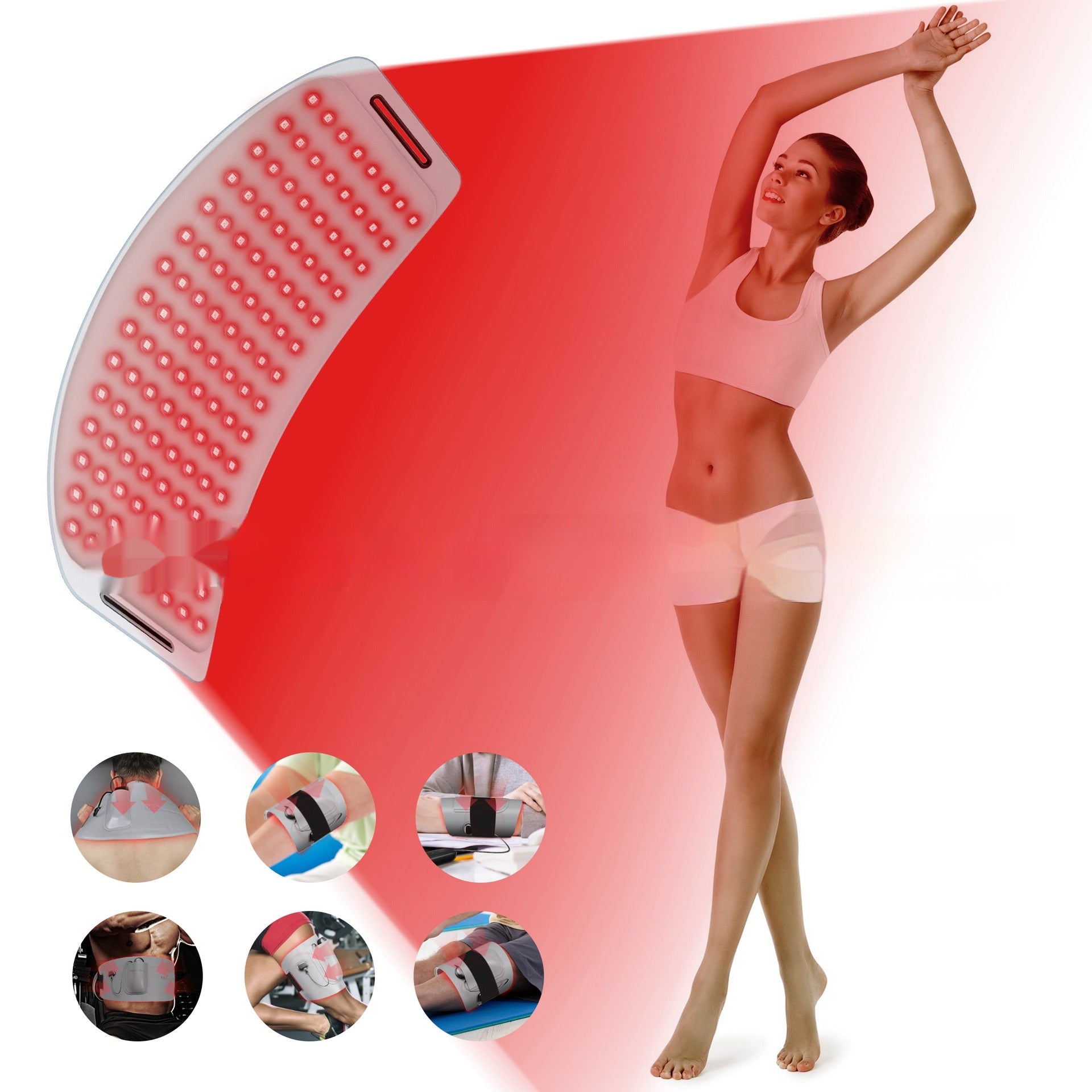 Red Light Home Heating Waist Supporter