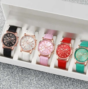 Casual Fashion Belt Men's Watch Roman Digital Dial