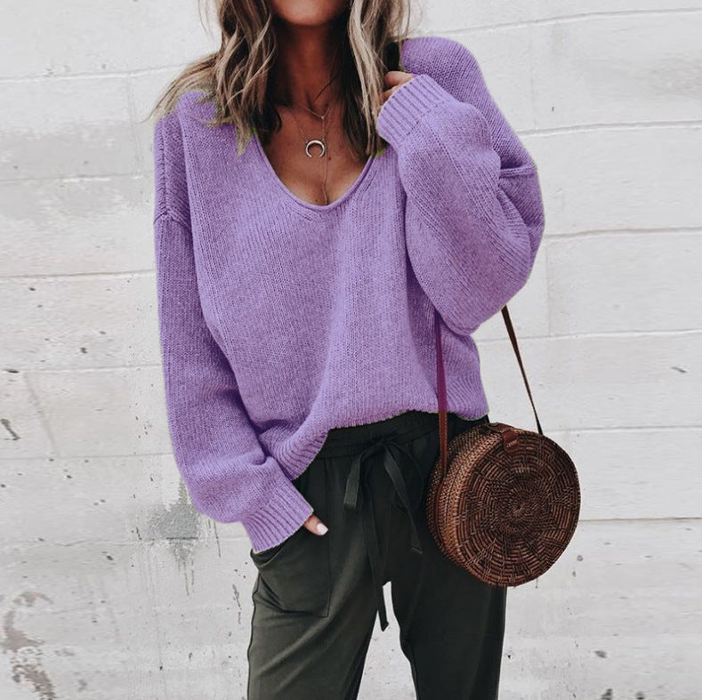 Loose knit sweater