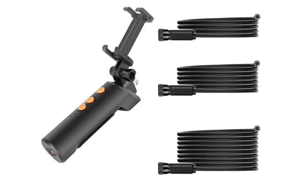 Snake Pipeline Double Camera Endoscope IP68 Waterproof Pipeline Endoscope