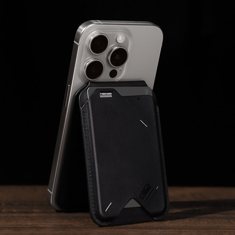Magnetic Flip Card Holder G02 Two-in-one Wallet Multi-angle Folding Mobile Phone Holder Ultra-thin Portable