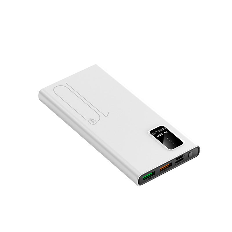Two-way Fast Charge Power Bank Large Capacity Portable Ultra-thin Portable Power Source