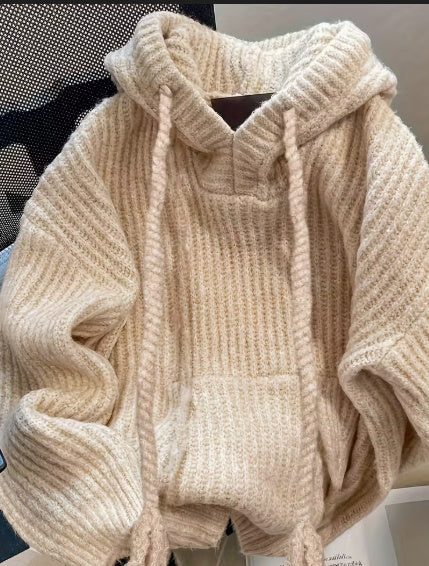 Gentle Soft Nuo Sweater Korean Style Loose And Lazy Style Sweater