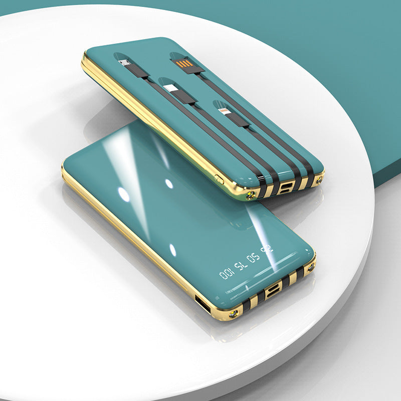 Comes With A Four-wire Digital Display, Thin And Compact 20000mAh Power Bank