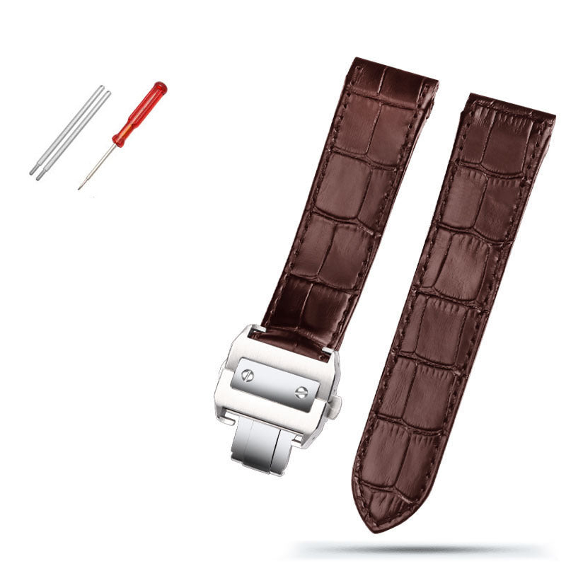 Cowhide Strap Bow Buckle For Men And Women