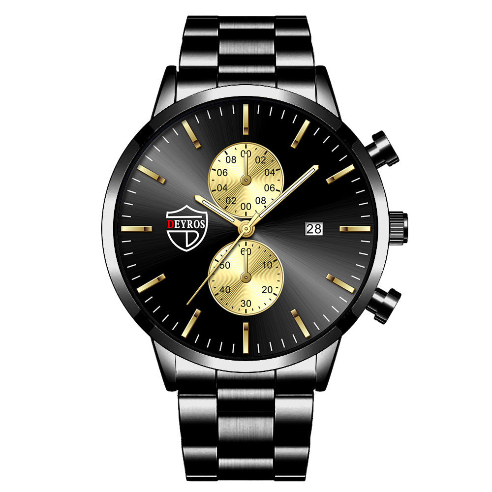 Men's Fashion Luminous Watch Stainless Steel