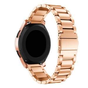 Three Beads Stainless Steel Watch With Slingshot Buckle