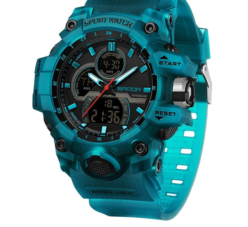 Dried Shrimp Cool Personality Student Fashion Sports Waterproof Electronic Watch