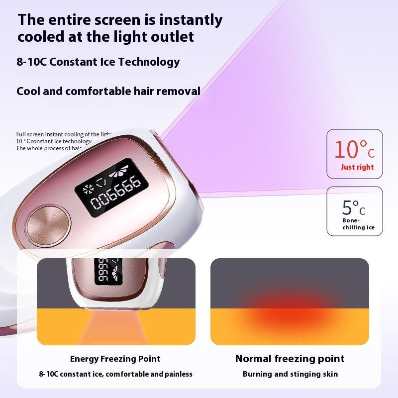 Household Laser Hair Removal Device Freezing Point Photon Skin Rejuvenation