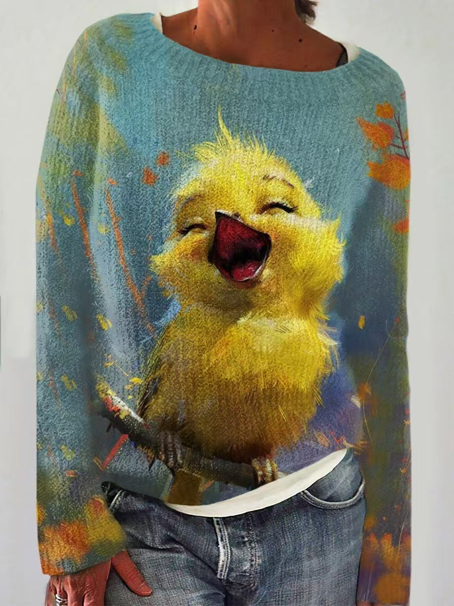 Women's Sweater Pattern Pullover Casual