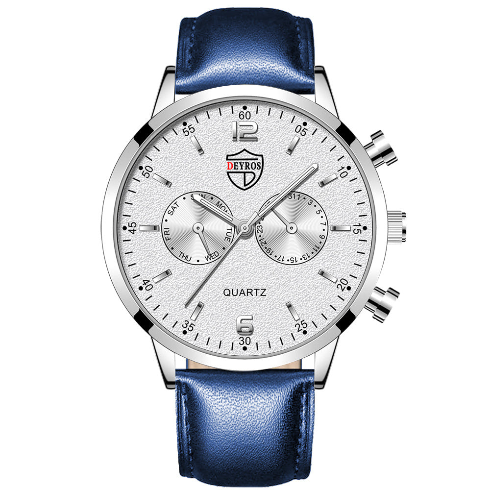 Men's Calendar Luminous Quartz Watch