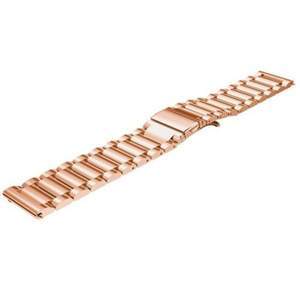 Three Beads Stainless Steel Watch With Slingshot Buckle