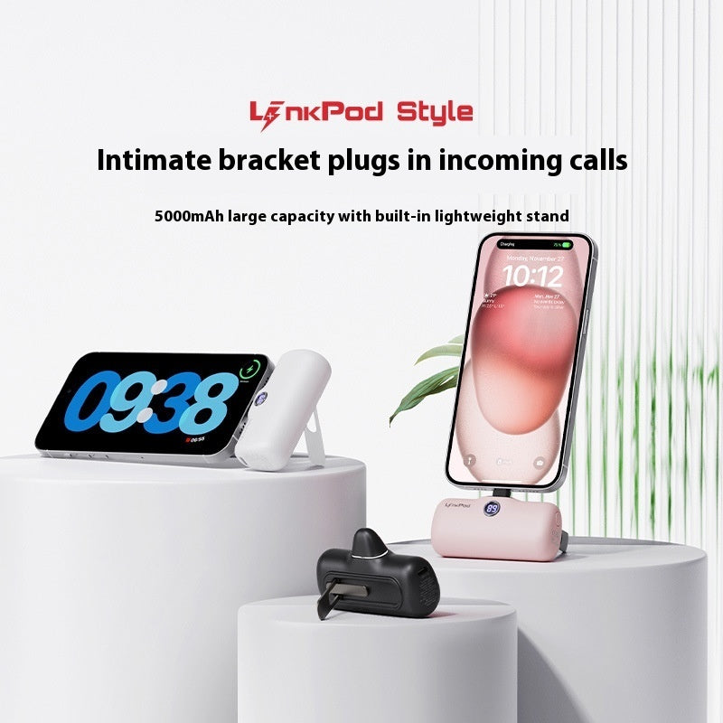Capsule Power Bank 20WPD Fast Charging With Bracket