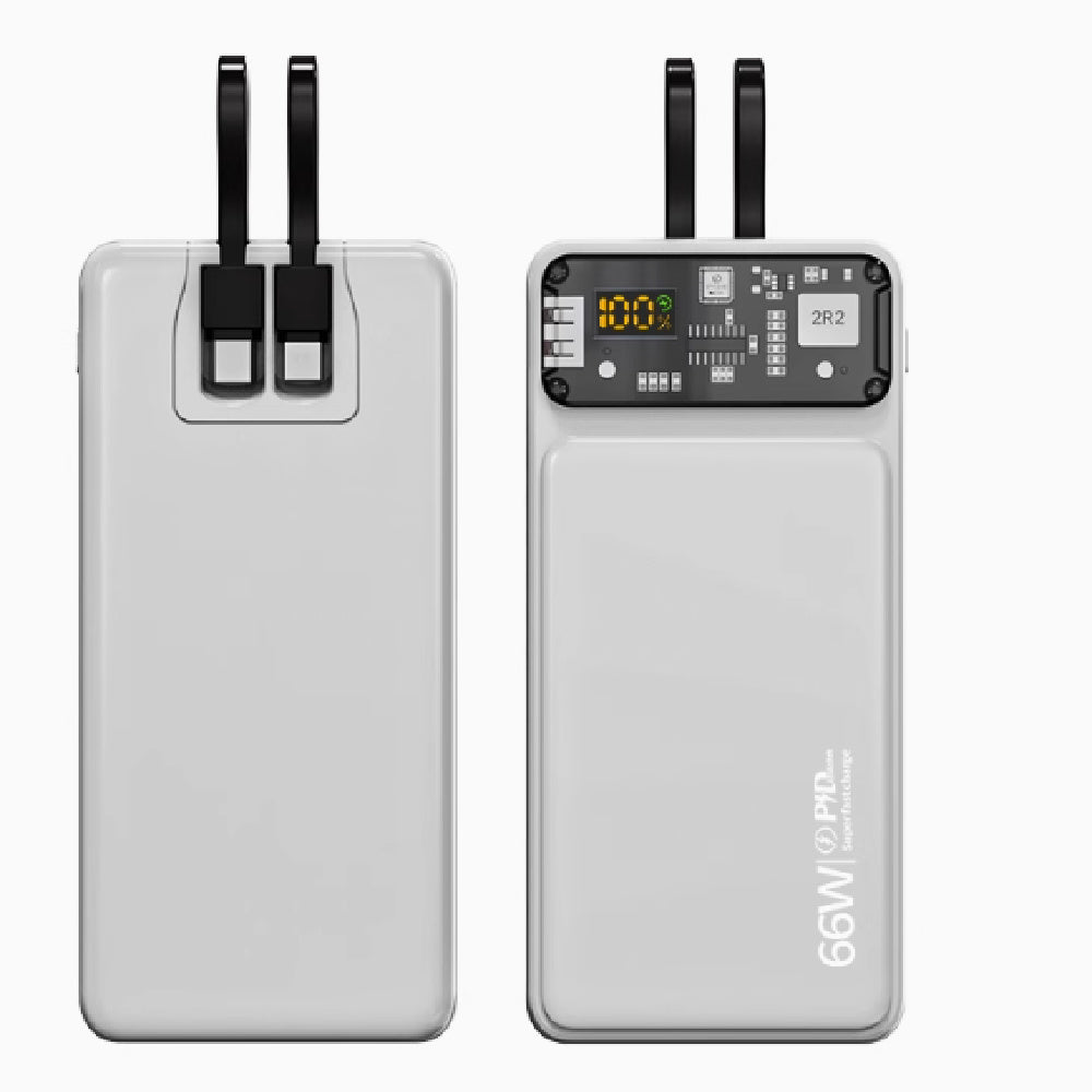 66W Super Fast Charge Power Bank 20000 MAh Large Capacity