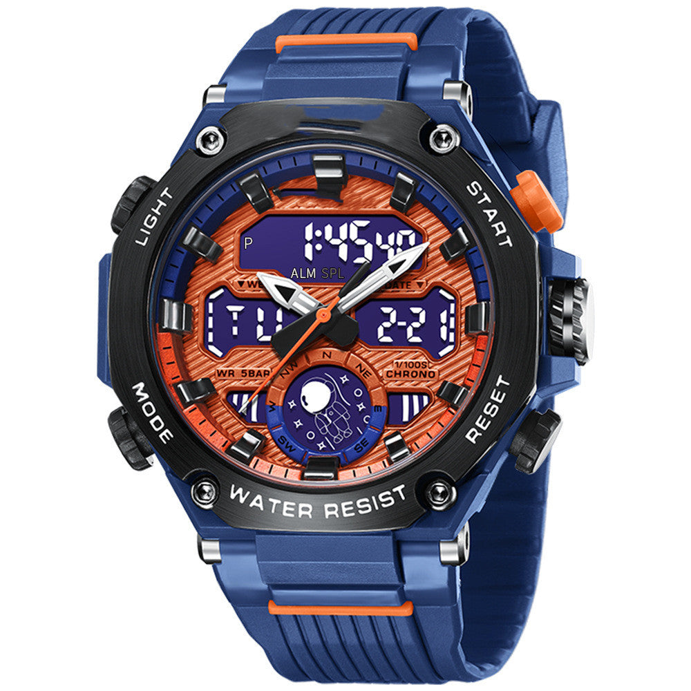 Men's Fashion Casual Alloy Multifunctional Watch