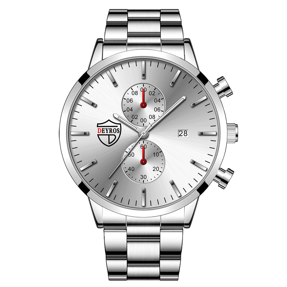Men's Fashion Luminous Watch Stainless Steel